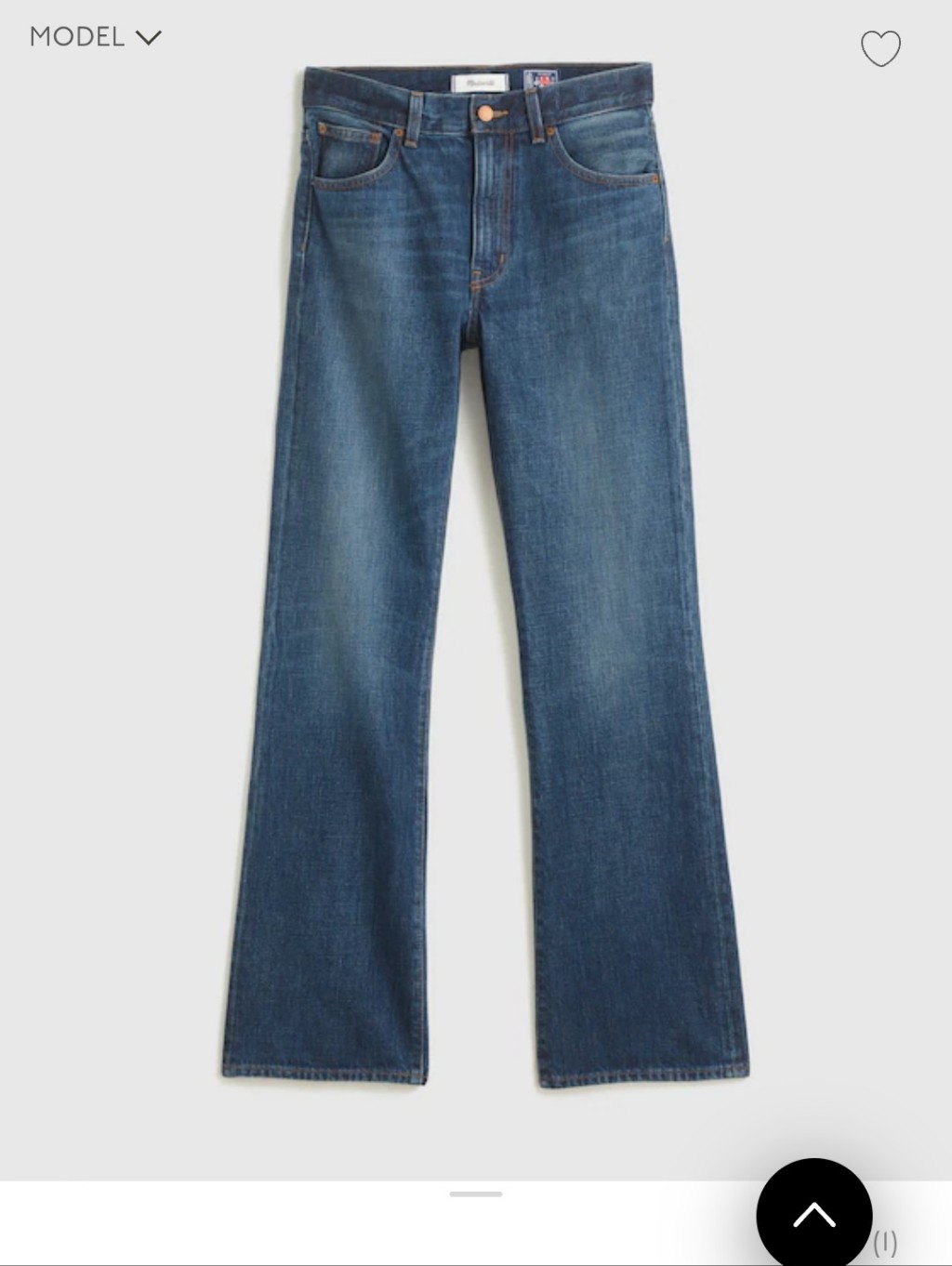 Like New Madewell Nihon Menpu Japanese Denim Relaxed Bootcut Jeans